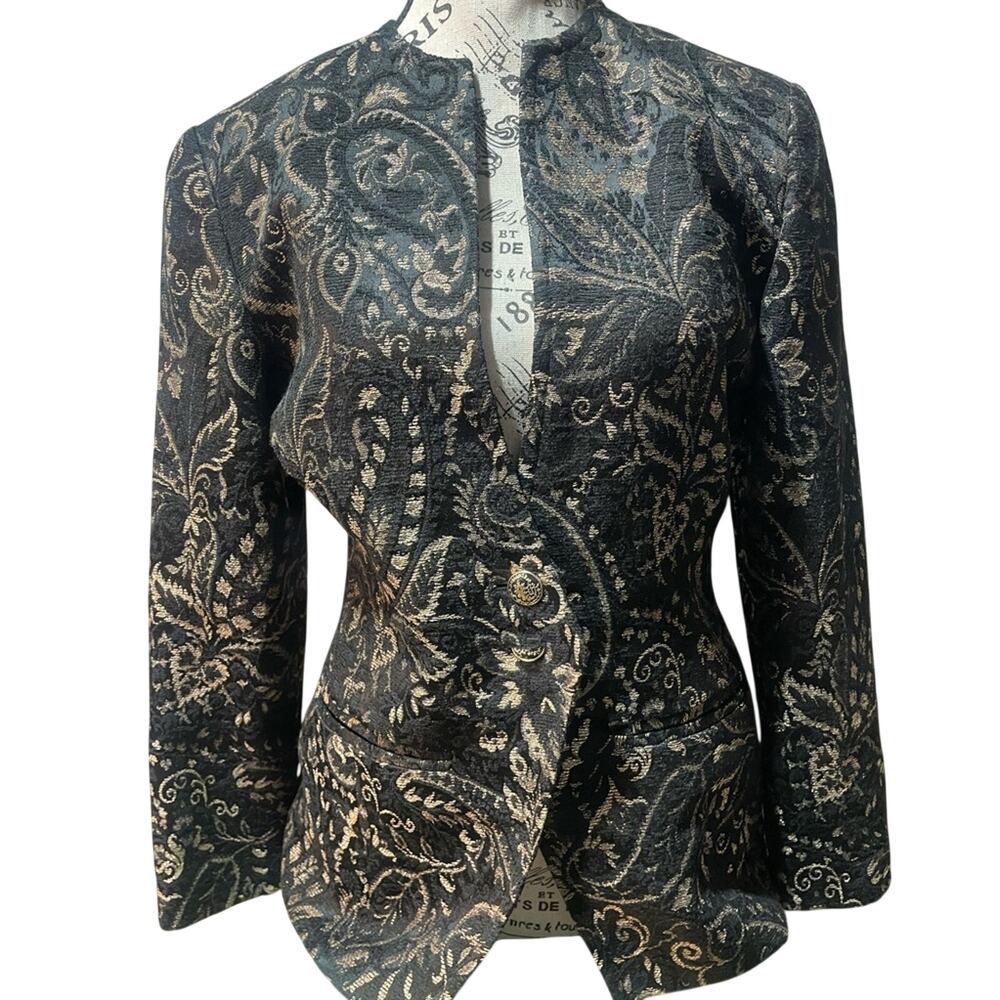 Bally women’s Blazer size EU 40 Black with Gold